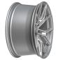 Preview: WF RACE.ONE | FORGED - FROZEN SILVER 5x120 10.5x19 ET39